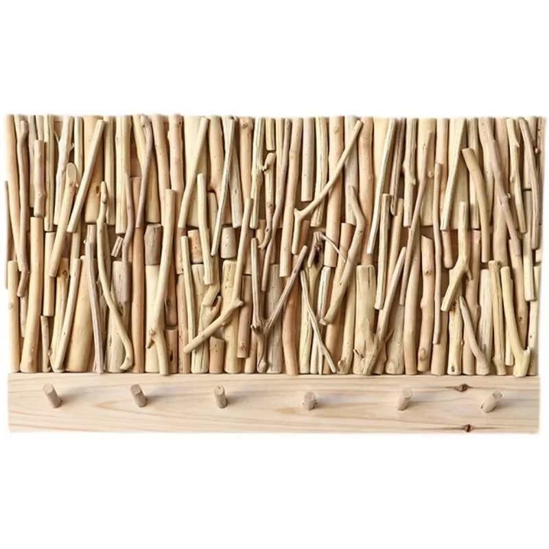 Wooden Coat Rack for Wall with Electric Meter Box Decoration Wooden Coat Rack for Wall with Electric Meter Box Decoration